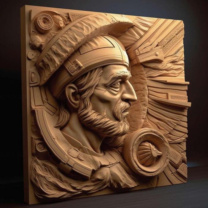 نموذج ثلاثي الأبعاد لآلة CNC 3D Art 